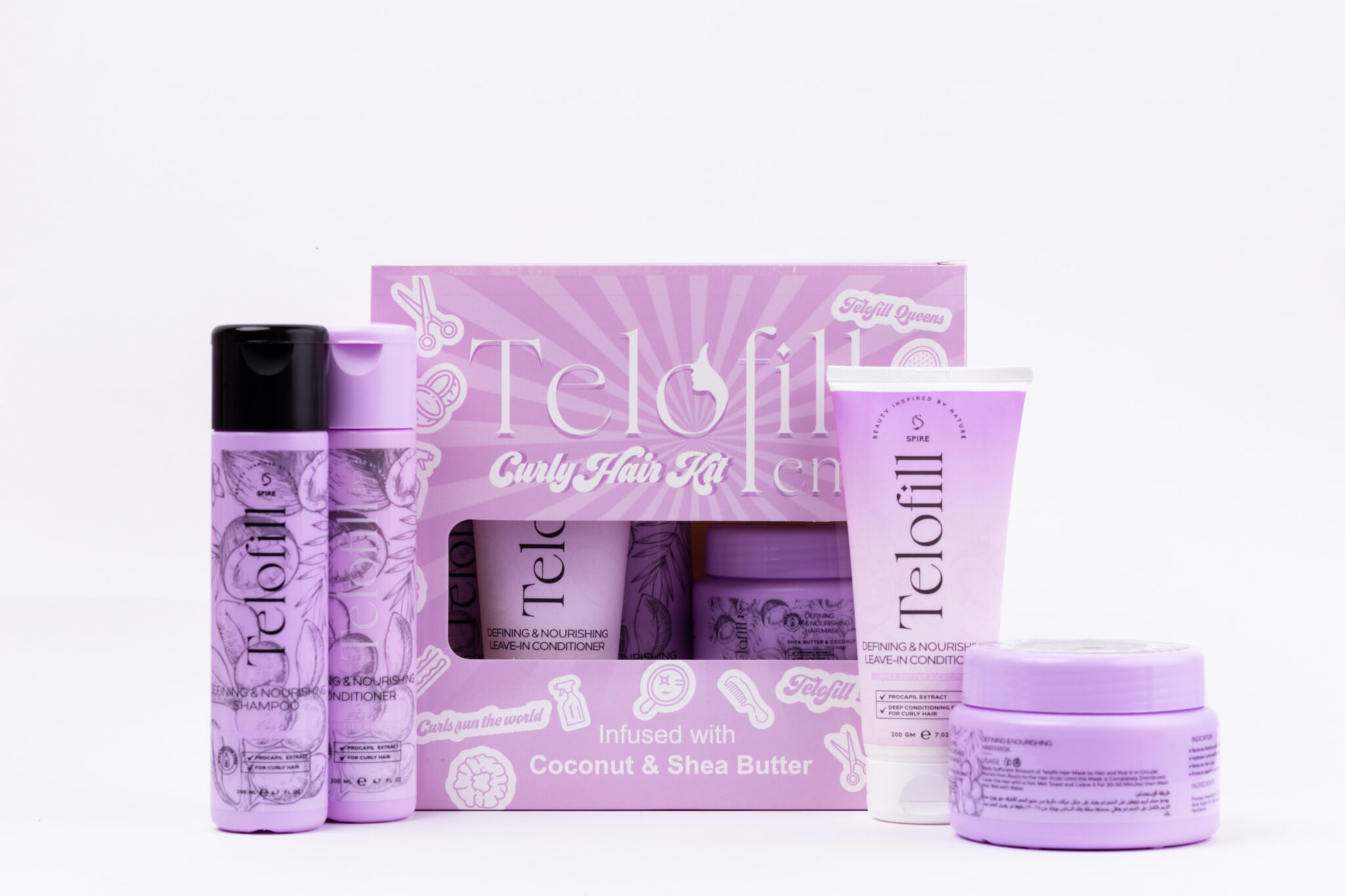 Telofill Curly Hair Kit
